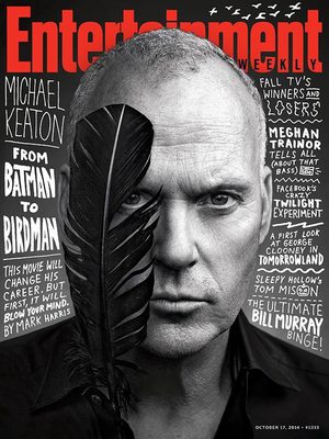 Entertainment Weekly,Michael Keaton BATMAN BIRDMAN,Meghan Trainor,Bill Murray 