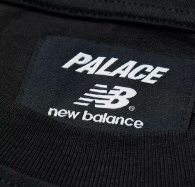 New Balance x Palace Logo T-Shirt - Black (MEDIUM, NEW) | eBay