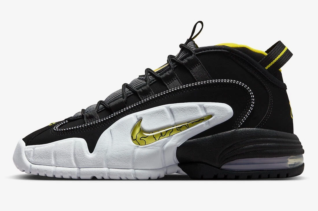 Nike Air Max Penny 1 size 13. Lester Middle School White Yellow