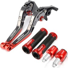 For Yamaha FZ FZ6 2004-2010 CNC Motorcycle Handle Grips Brake Clutch Levers Sets