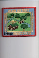 1980 Okaw District Webelos Camporee Brad-O-Clen patch