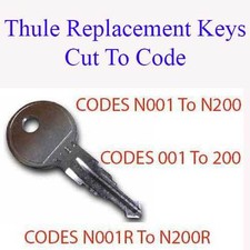 Halfords Replacement Keys for Car Roof Box,Bars,Cycle Racks - Cut to Code