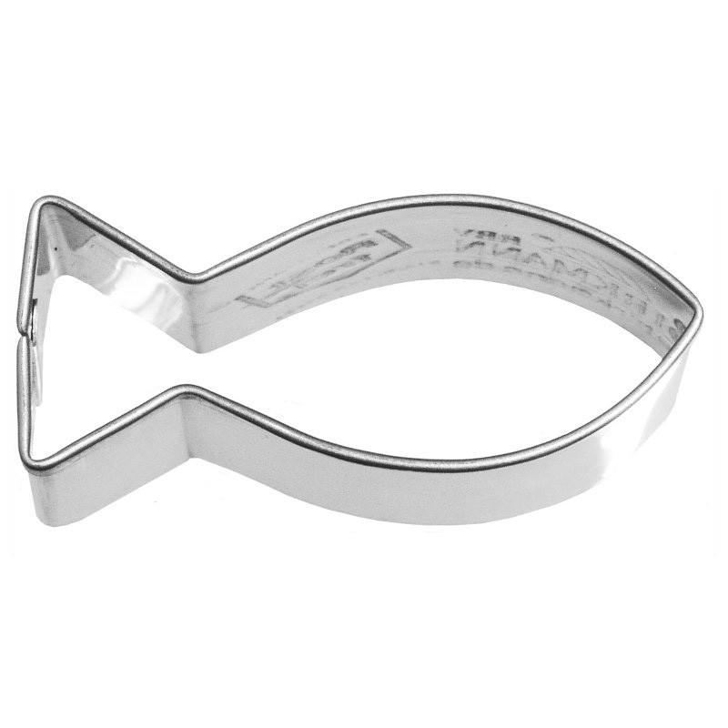 Ausstecher Ausstechform Christen - Fisch 5cm Christenfisch Kirche Meerestier