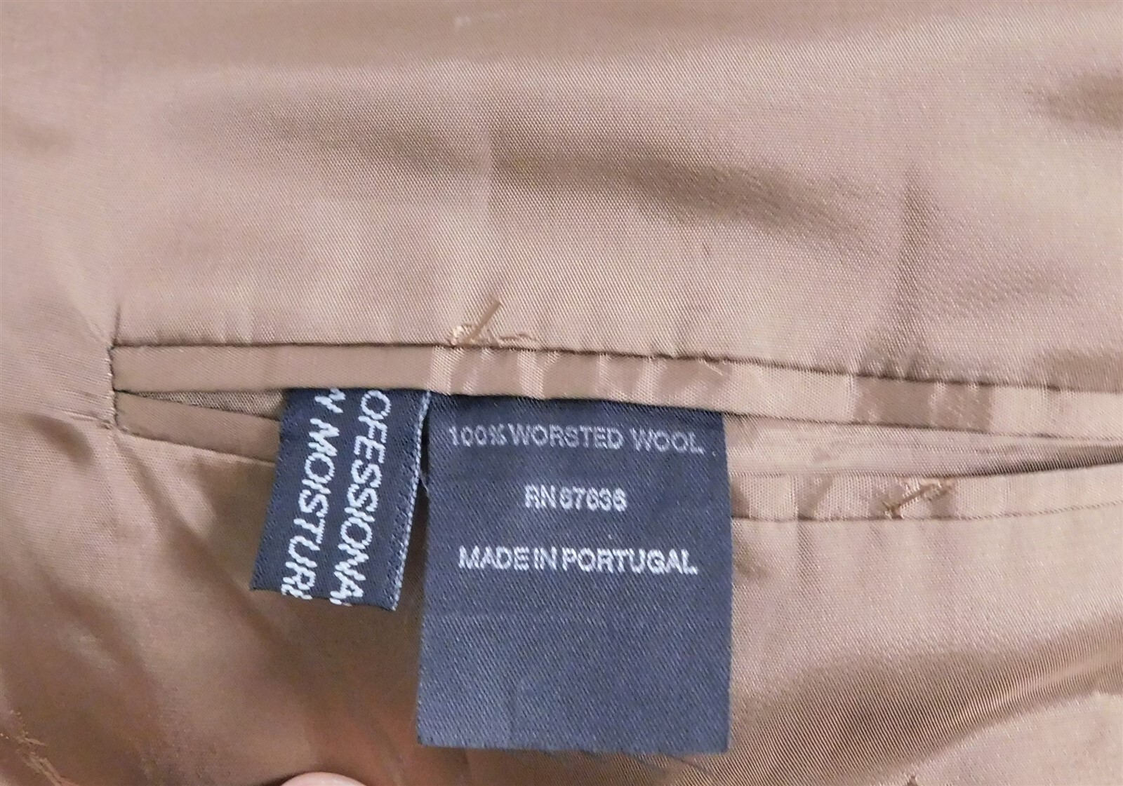 Giacca tuta blazer lana gessato grigio viola Yves Saint Laurent 40