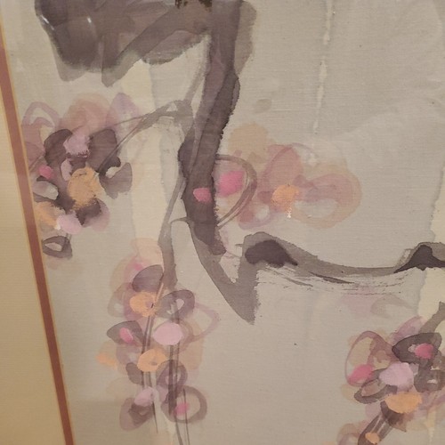 Large Watercolor Painting Signed by J D. Tawnra - Picture 3 of 6