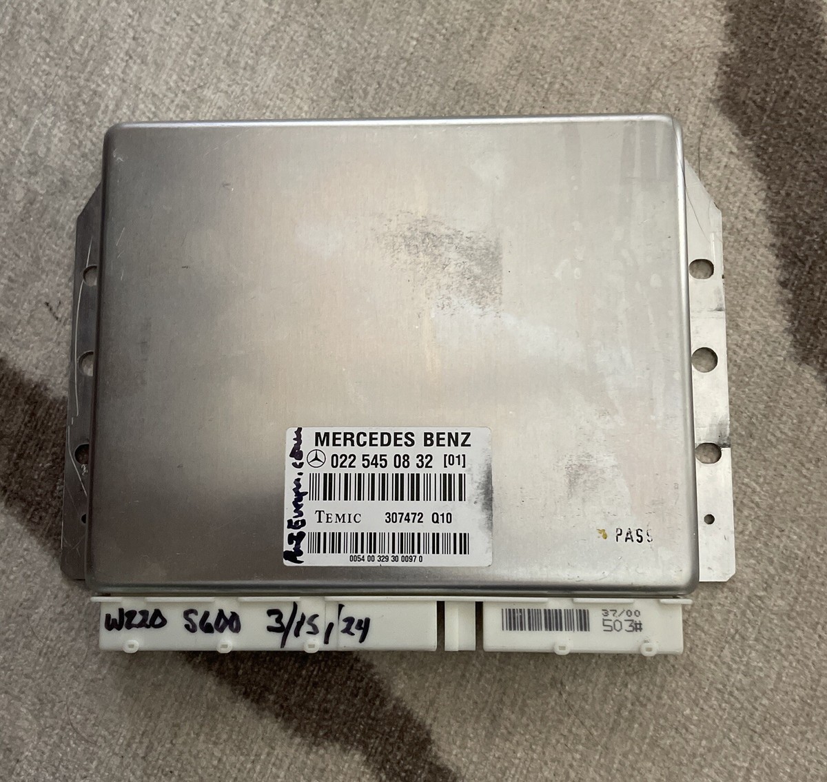 00-06 Mercedes W220 CL500 S500 Active Body Control ABC Module