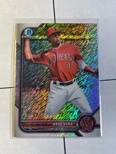 Arol Vera 2022 Bowman Chrome Prospect Shimmer Refractor #BCP-177 Angels