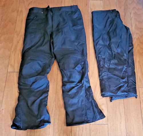 Frank Thomas Motorcycle Black Textile Aqua Pore Motorcycle Pants Mens M