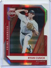 2021 Elite Extra Edition Prime Numbers A Die Cut Ryan Cusick 74/135