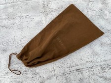 Gucci Dust Bag Draw String Brown Cotton Storage Bag Made in Italy Authentic