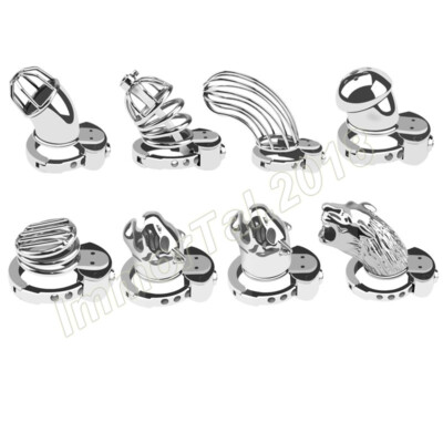 New Mini Men Adjustable Chastity Lock Flat Mesh Abstinence Device Chastity Cage
