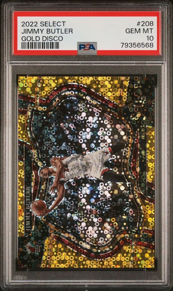 2022-23 Panini Select Jimmy Butler Gold Disco /10 Court Side 2022-23 Panini Select Jimmy Butler Gold Disco /10 Court Side