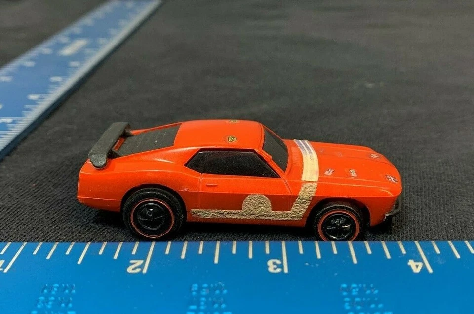 VINTAGE HOT WHEELS SIZZLERS MUSTANG BOSS 302 ORANGE    105B - Image 3 of 4
