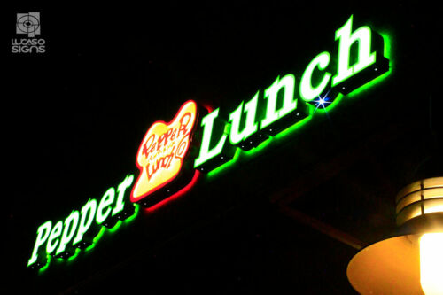 Channel Letters Custom Signs with Led Reverse Halo and Front Illuminated - Picture 3 of 9