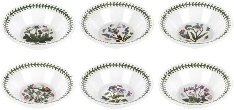 Portmeirion - Botanic Garden - Set 6 Vaisselle asiette plat Mix CM 20 - - Photo 2/4