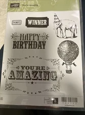 Stampin' Up!  "YOU'RE AMAZING"  stamp set # 126722