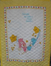 Care Bears - Baby Quilt - Handmade