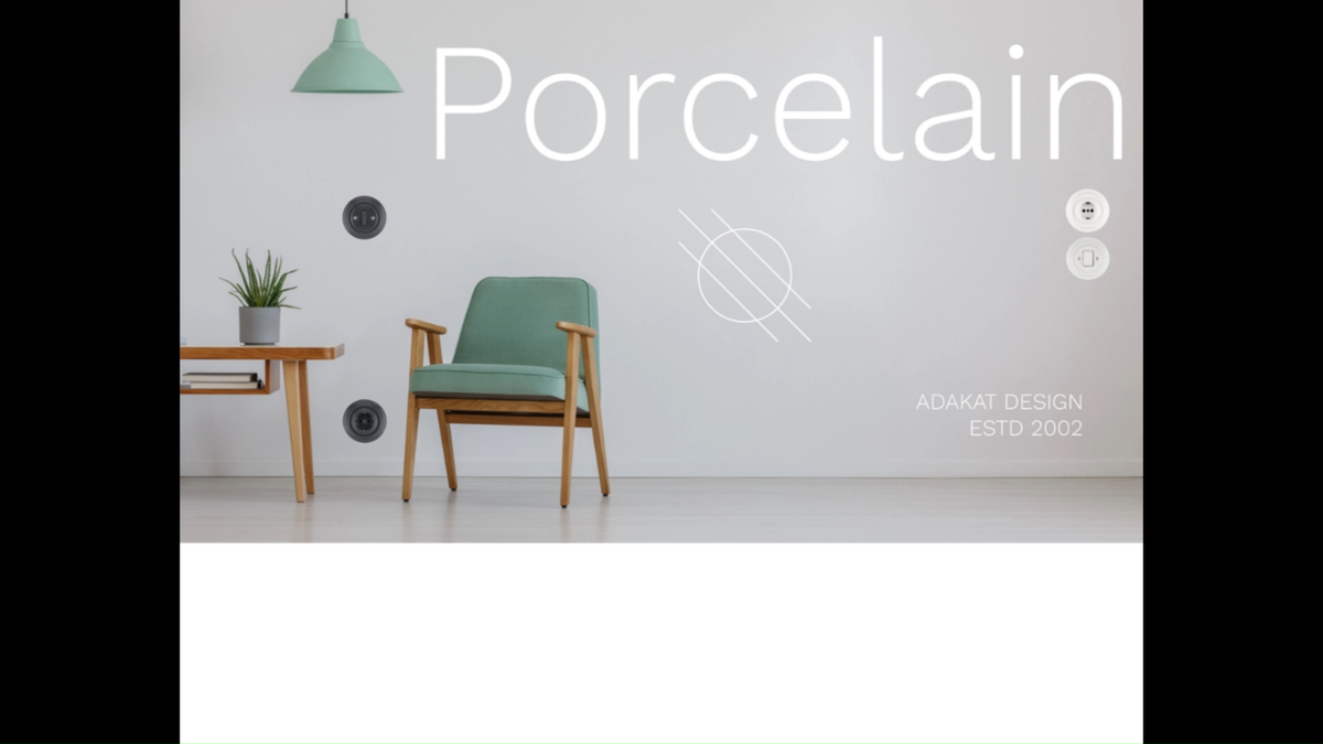 Unterputz Porzellan Retro Drehtaster PR1 Weiß - Handgefertigter Klingeltaster