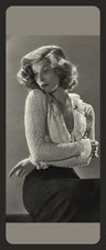 Elegant Katharine Hepburn - Laminated Photo Bookmark - 2.5 x 6 in