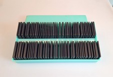 Slide Frames  black 100 pcs Plastic 24 x 36 Film with case