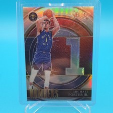 2021-22 Panini Select Numbers Michael Porter Jr. #24 Silver Denver Nuggets