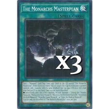 3X The Monarchs Masterplan DUAD-EN061 C Duelist's Advance NM 1st Ed YUGIOH