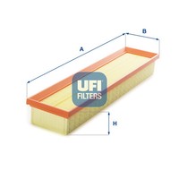 UFI 30.260.00 Luftfilter FüR CitroËN, Peugeot