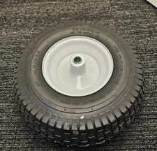 13X5.00-6 Flat Free Tire and Wheel Max 30PSI Infla Replacement Solid Lawn Mower