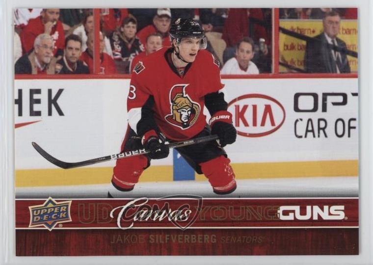 2012-13 Upper Deck UD Canvas Young Guns Jakob Silfverberg #C112 5xh