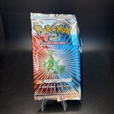 Pokémon TCG - EX Ruby & Sapphire - Sceptile Art - Vintage Booster Pack - Empty!