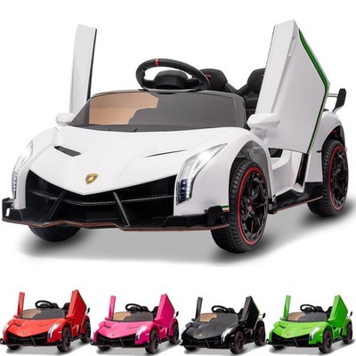 Lamborghini Veneno Kinder Elektroauto mit Lizenz 12V 7Ah 2x35W Fernbedienung LED