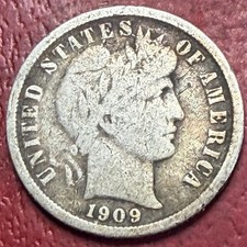 1909-O Barber Dime. Better Date. Free Shipping