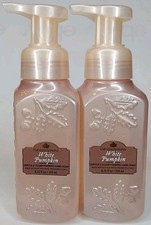 2 BATH  BODY WORKS WHITE PUMPKIN GENTLE  CLEAN FOAMING HAND SOAP 8.75 FL OZ