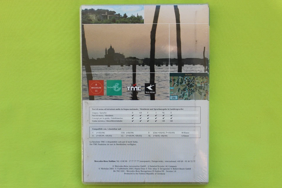 NEU CD NAVIGATION ITALIEN MERCEDES BENZ COMAND APS DX 2003 C CL CLK E G M S SL - Bild 2 von 2