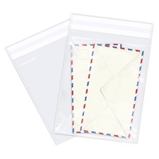 8x10 Inch Clear Cellophane Bags Self Sealing Plastic Poly Art Prints 1000 PCS