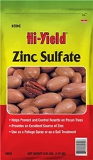 Hi-Yield Zinc Sulfate Granular Fertilizer - 3.25 Lbs. for Pecan Rosette