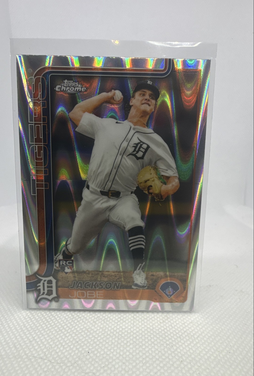 2025 Topps Chrome - Jackson Jobe #249 RayWave Refractor (RC)