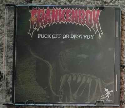 FRANKENBOK~ F#@k Off Or Destroy Live, DVD (2017) Ltd. Numbered 2/20 Only! *RARE*