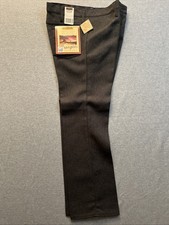 Wrangler Men's Wrancher Jeans - 00082NV Made In USA 34x30 Black NWT