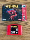 Nintendo 64 N64 Spider-Man Authentic Cart & Box *NO MANUAL*