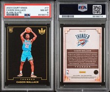 2023-24 Panini Court Kings Cason Wallace Blank Slate RC Rookie #17 Thunder