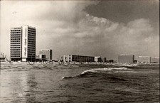 RPPC Mamaia Beach Romania Parc Hotel vintage postcard q893