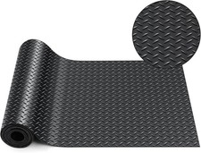 12 in x 10 ft Rubber Diamond Plate Rolls Mats Heavy Duty Flooring Rug Trailers