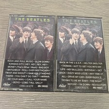 The Beatles Rock n Roll Music Vol. 1 Vol. 2 Cassette Tape Lot Vintage...