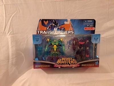 Transformers Prime Beast Hunters Bombshock And Shockwave 2 Pack
