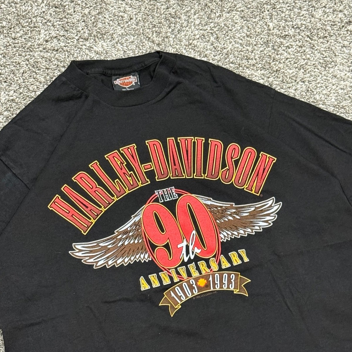 NOS Vintage 90s Harley Davidson 90th Anniversary Willie G