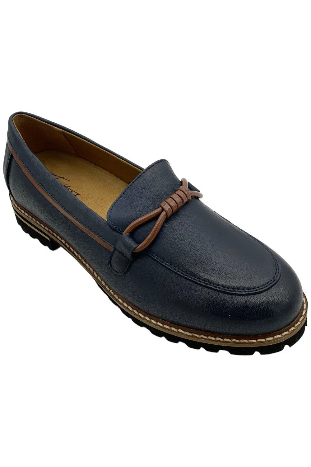 Trotters Women's Fiora Loafer Navy