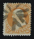 CKStamps: US Stamps Collection Scott#71 30c Franklin Used CV$190