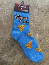 Doritos Women’s Crew Socks Fits 5-10 NWT Fuzzy