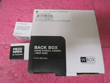 WBox Back Box 0E-BBOXLDOME Deep Base for Large Eyeball Camera with 2 Piezo Siren
